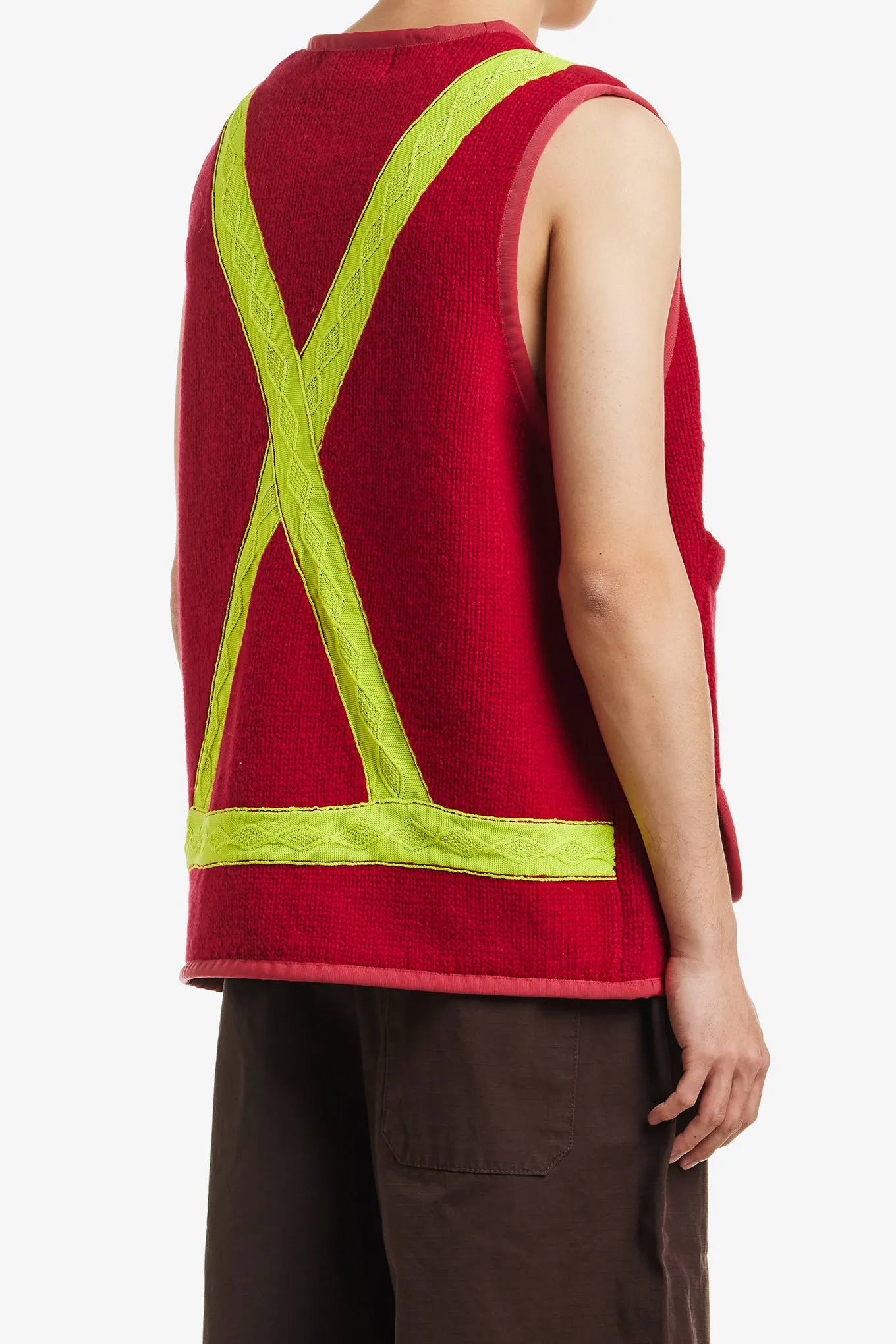 KNITTED REFLECTOR VEST