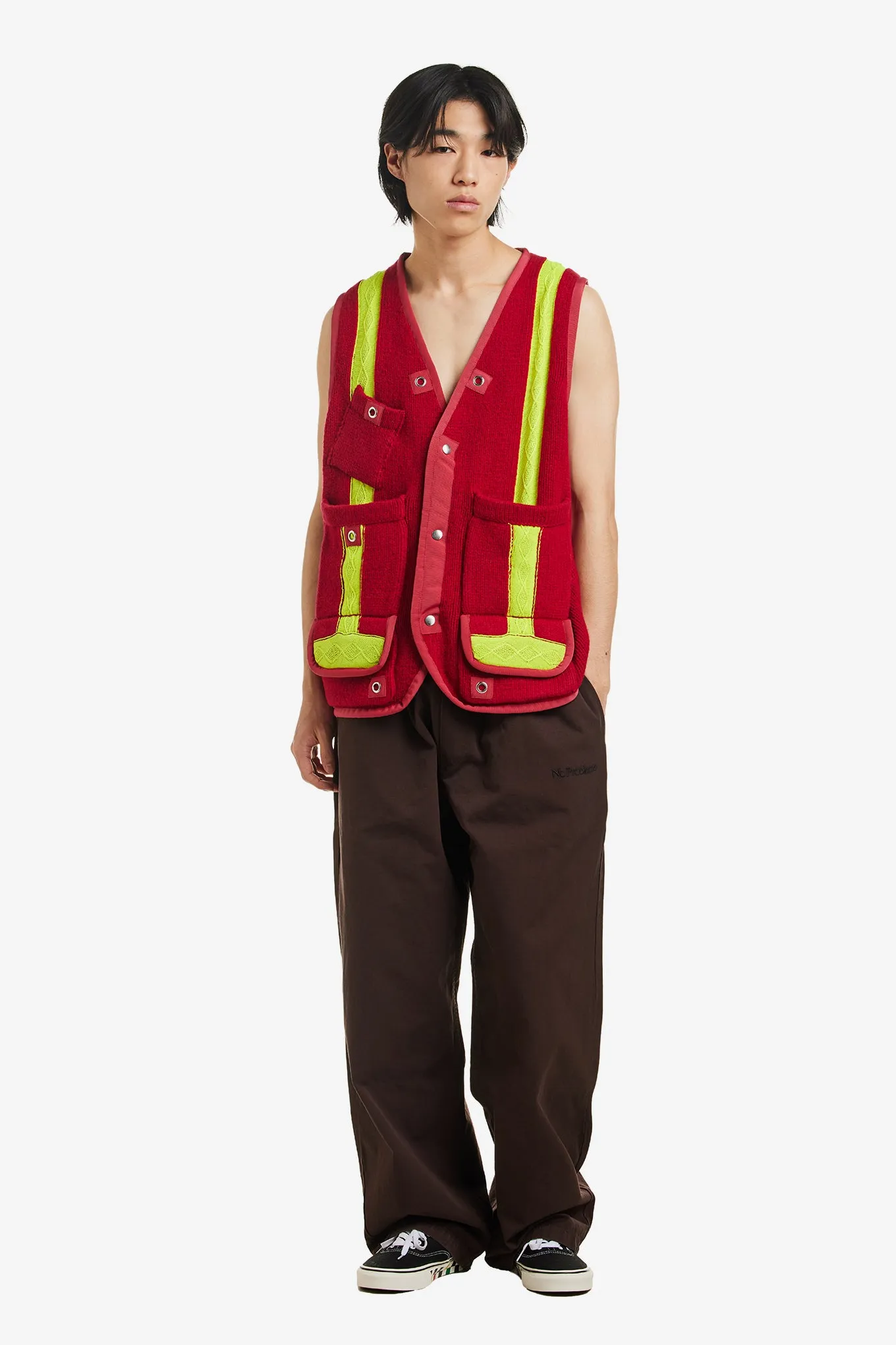 KNITTED REFLECTOR VEST