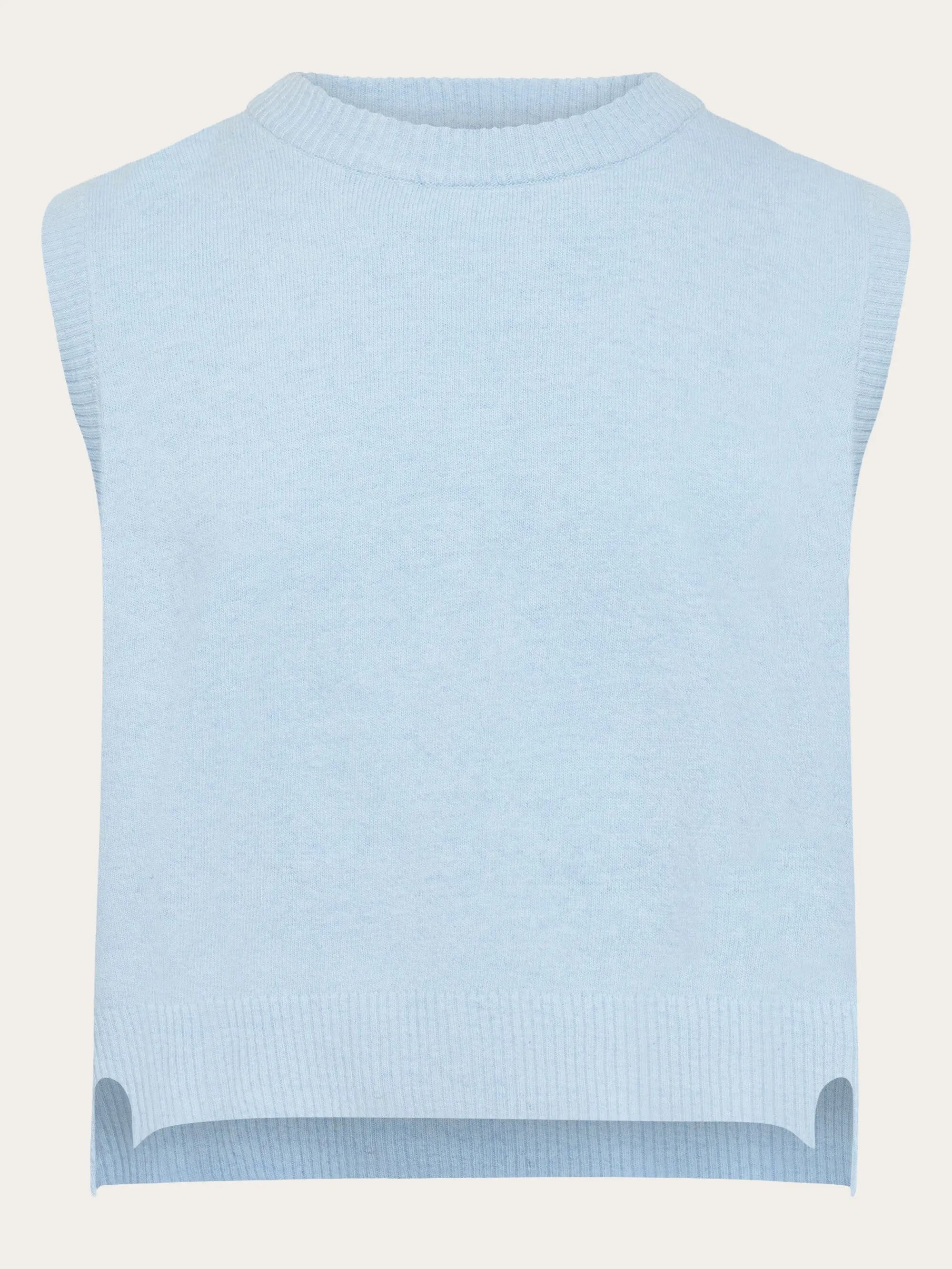Lambswool Vest - Asley Blue