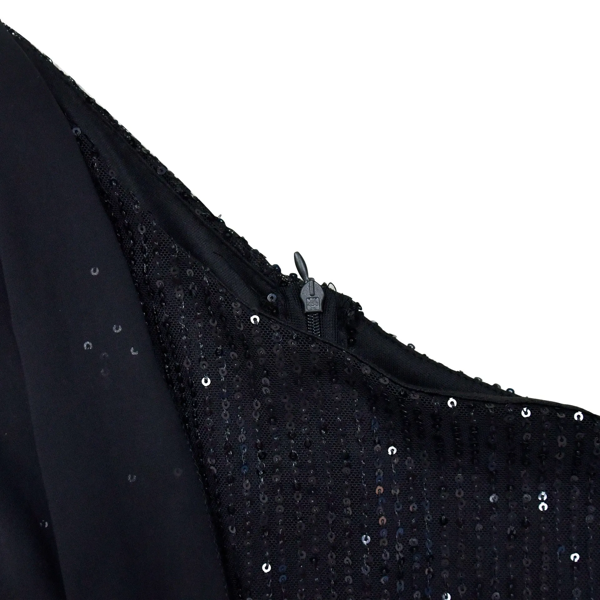 MALYBGG One-Shoulder Sleeveless Sequined Jumpsuit 6778LY