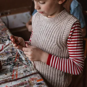Mathias Vest - 100% Chunky Highland Wool (4-7y)