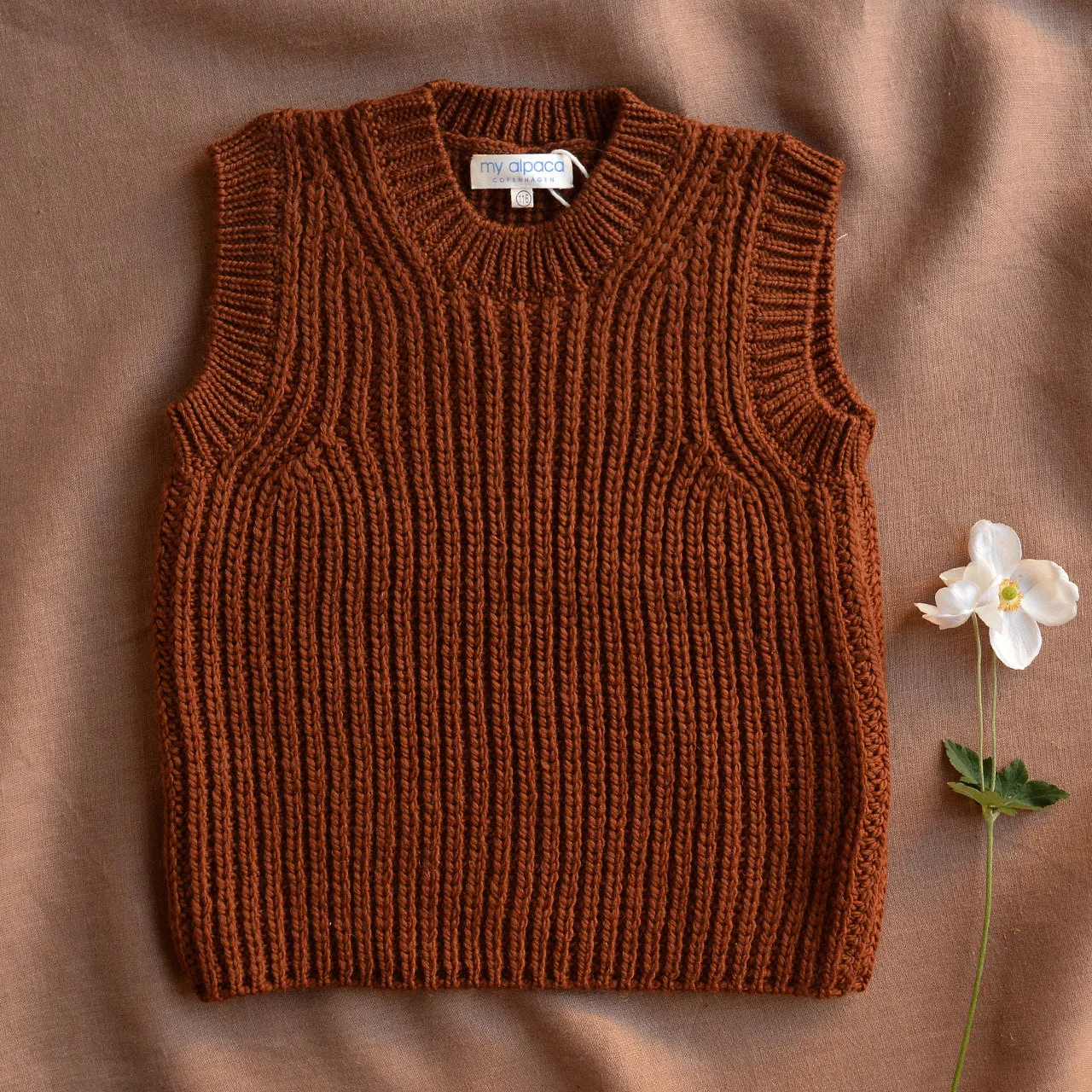 Mathias Vest - 100% Chunky Highland Wool (4-7y)