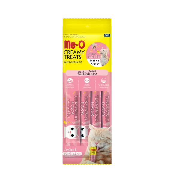 Me-o Creamy Treats Tuna katsuo Flavour 4pcs