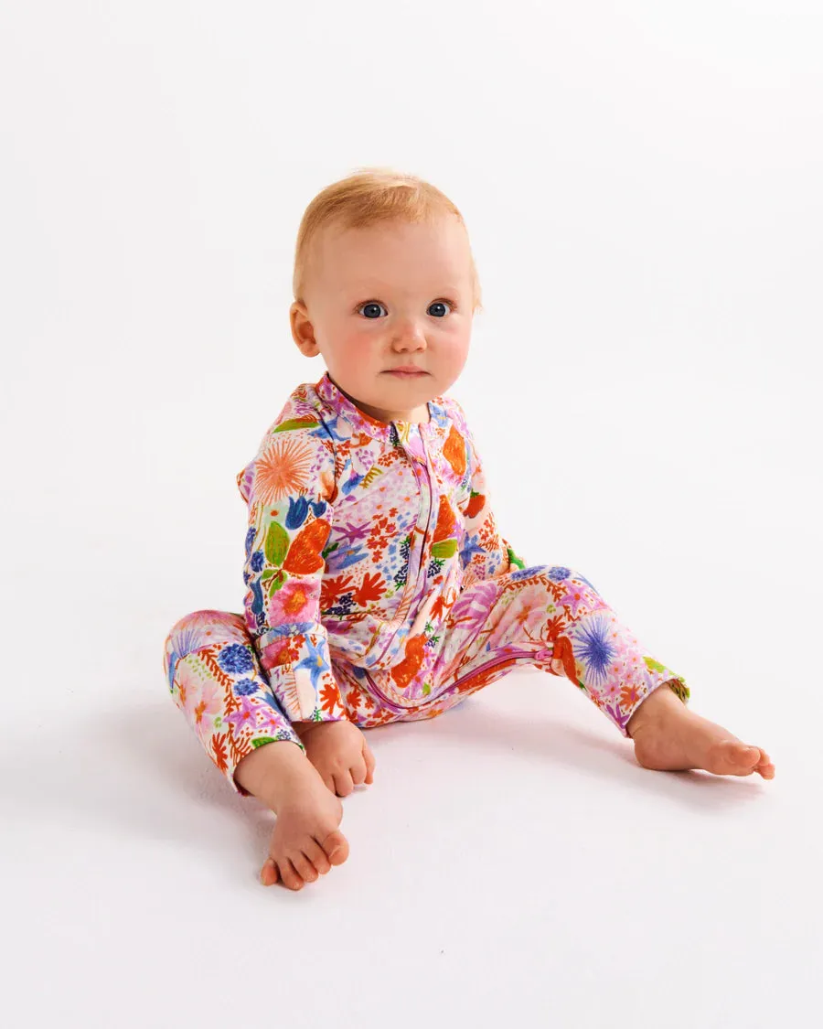 Meandering Meadow LS Romper