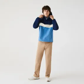 Men’s Hooded Water-Resistant Colourblock Pullover Jacket