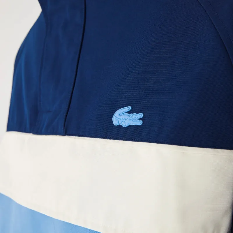 Men’s Hooded Water-Resistant Colourblock Pullover Jacket