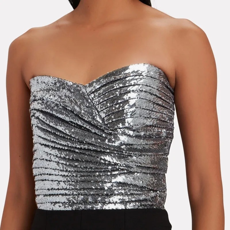Milan Sequin Top