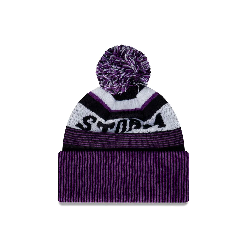 New Era 2024 Melbourne Storm Striped Beanie
