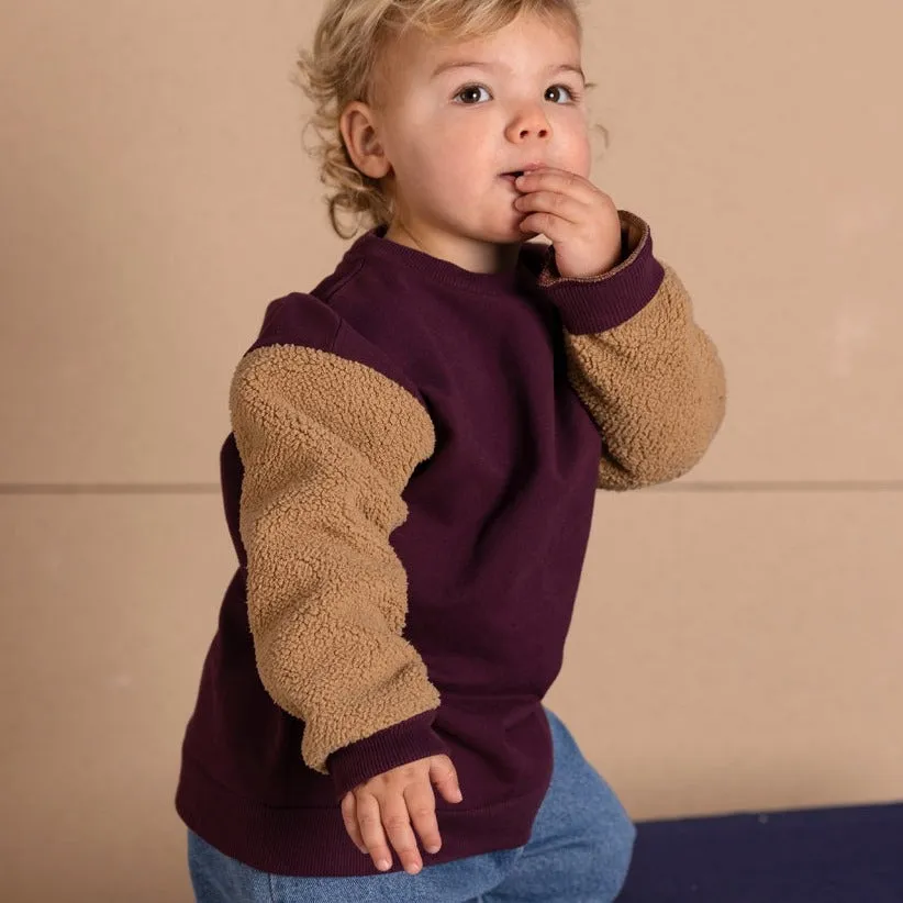 Nixnut Sleeve Sweater | Bordeaux