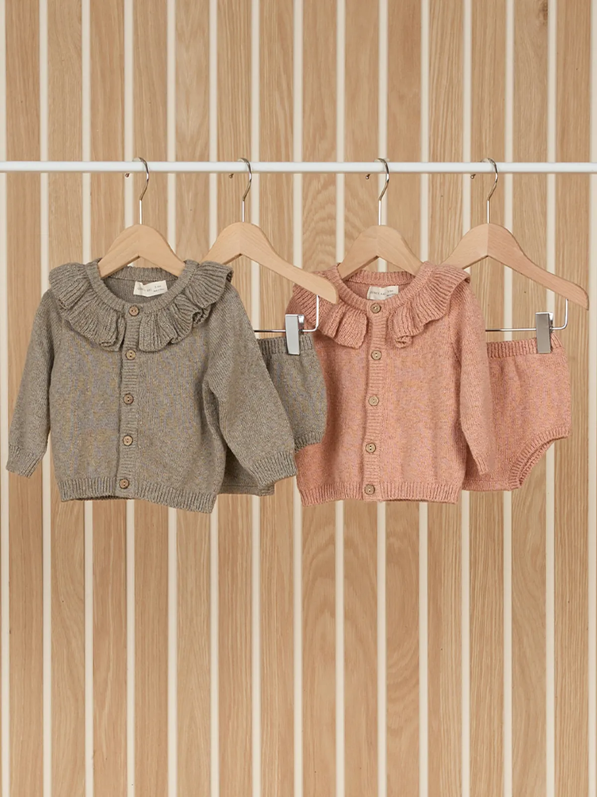 Organic Knit Bloomer, Heathered Rose