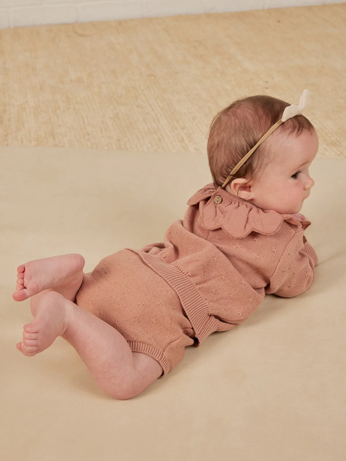 Organic Knit Bloomer, Rose
