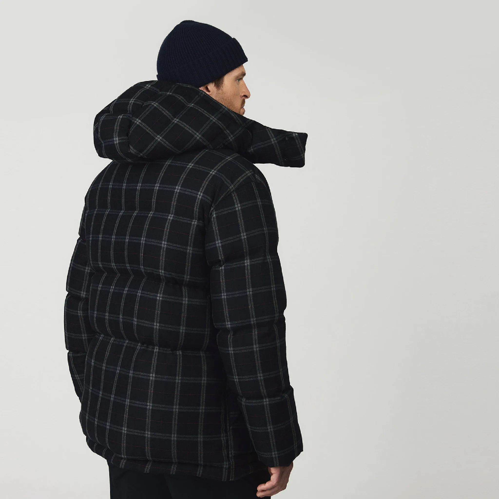 Plaid Terrain Down Parka
