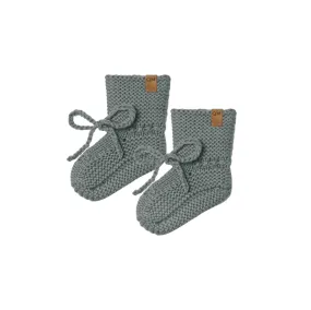 QUINCY MAE - Knit Booties | Dusk