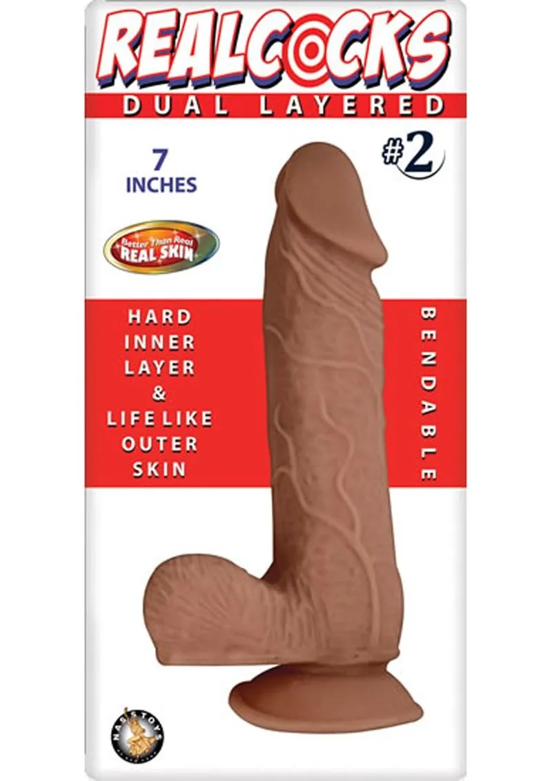 Realcocks Dual Layered #2 Bendable Dildo