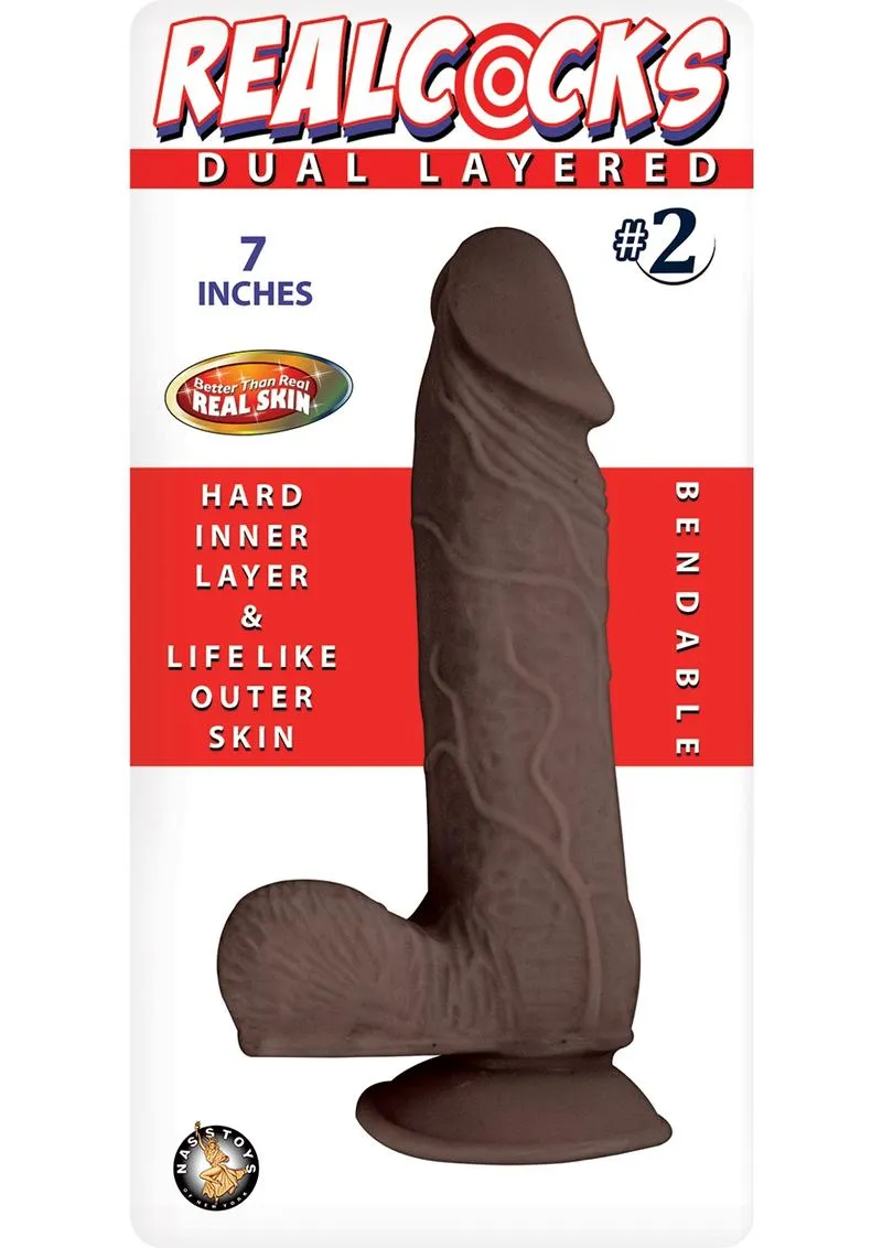 Realcocks Dual Layered #2 Bendable Dildo