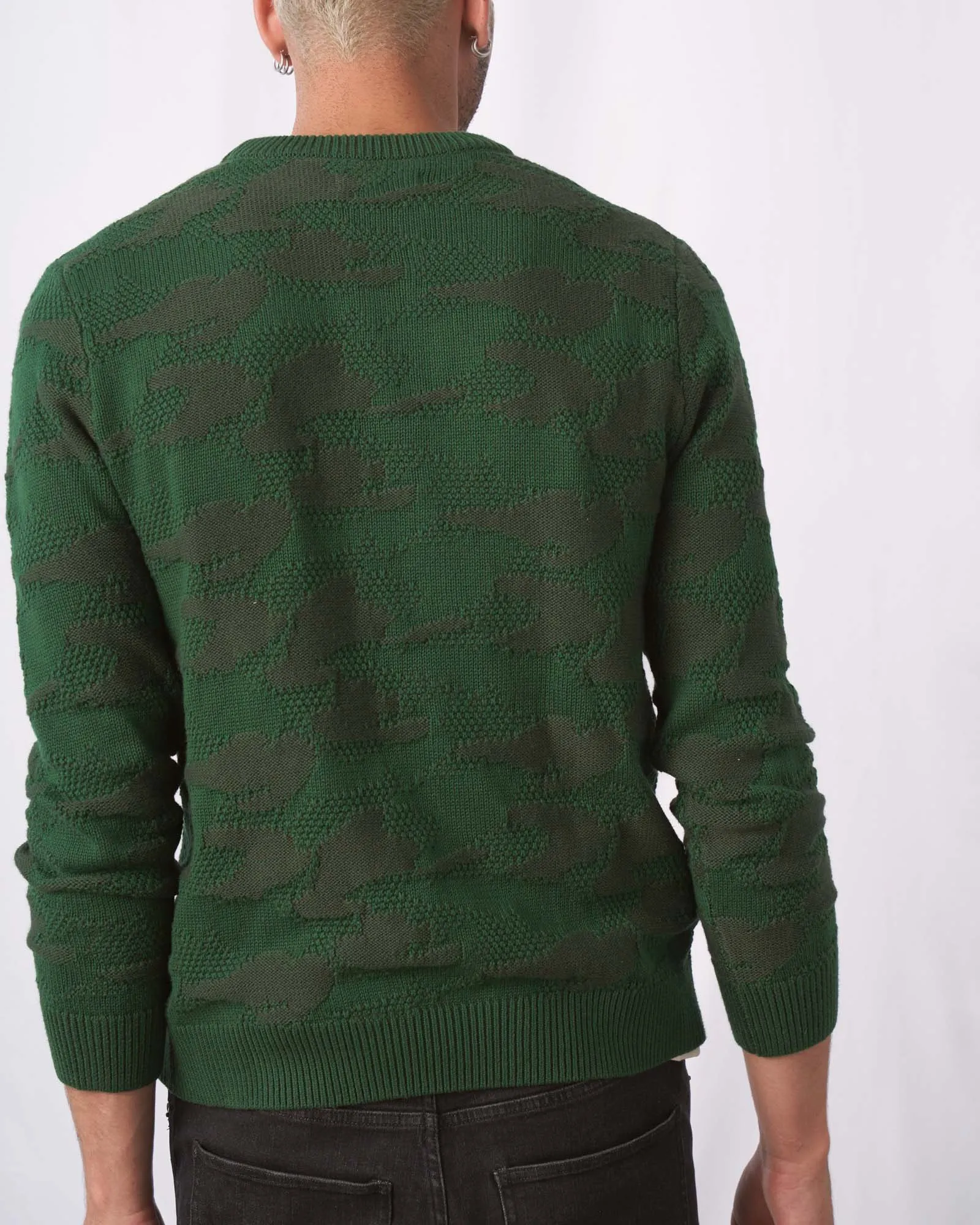 Recycled Mixed Stitch Sweater