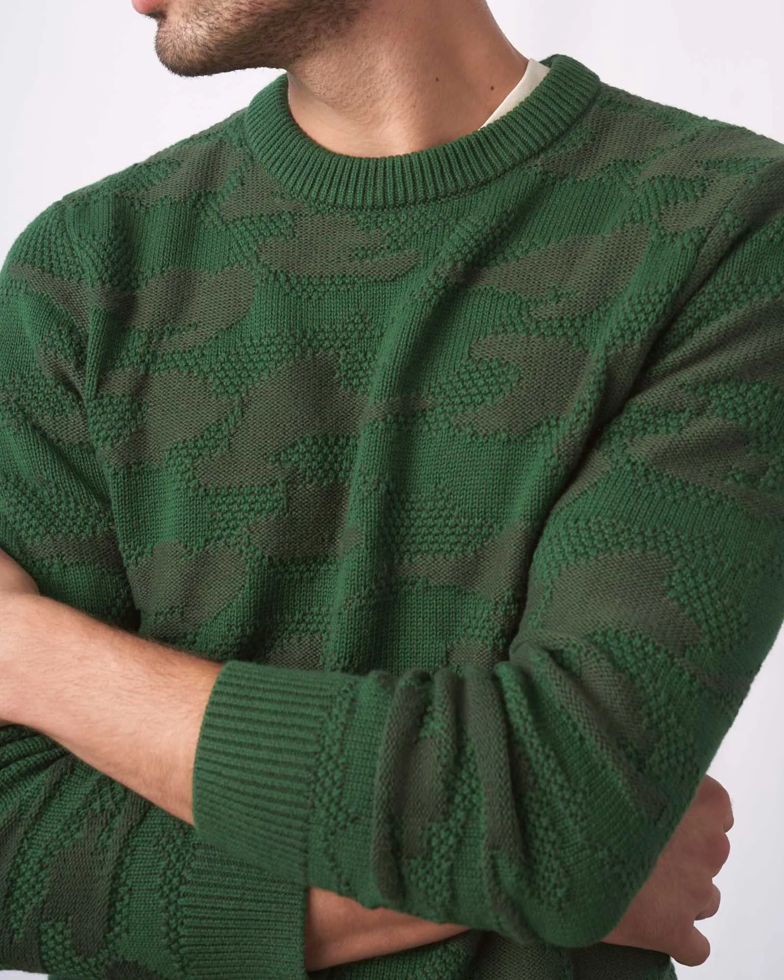Recycled Mixed Stitch Sweater