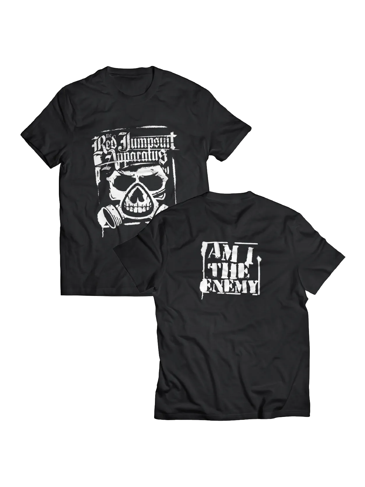 RED JUMPSUIT APPARATUS: AM I THE ENEMY T-SHIRT