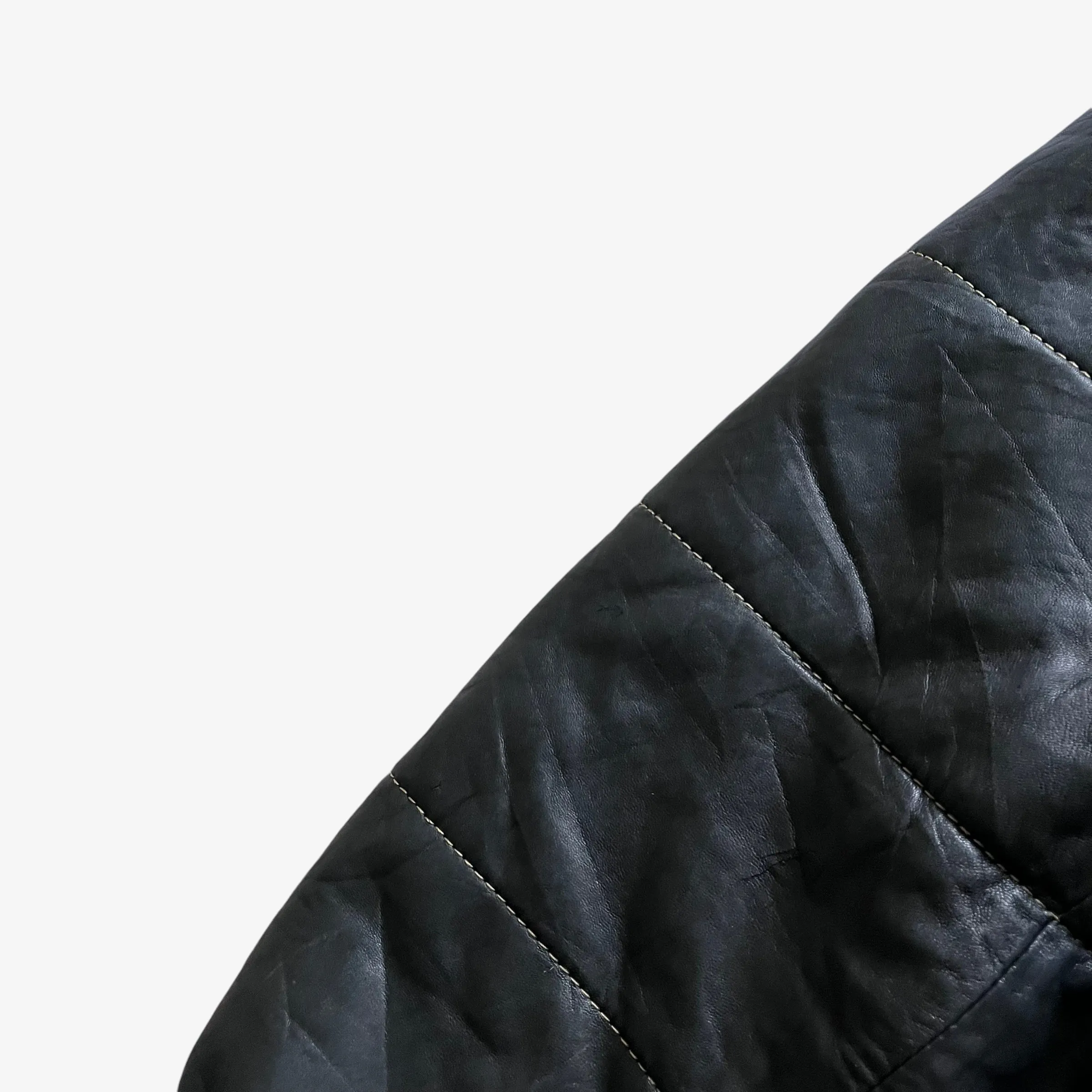 Redskins Type B32 Leather Puffer Jacket (Womenswear)