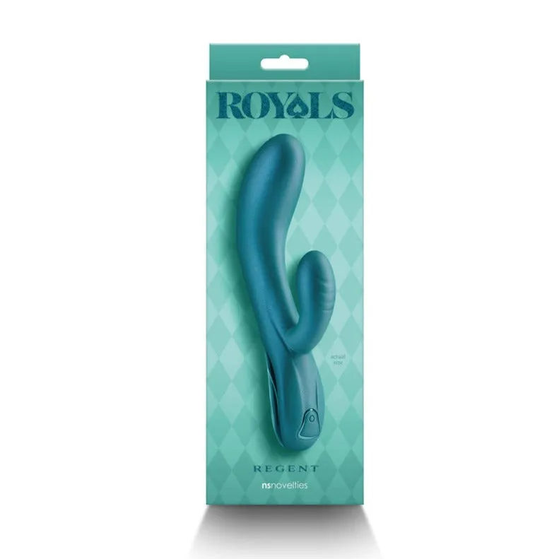 Royals Regent Rabbit Vibrator Metallic Green