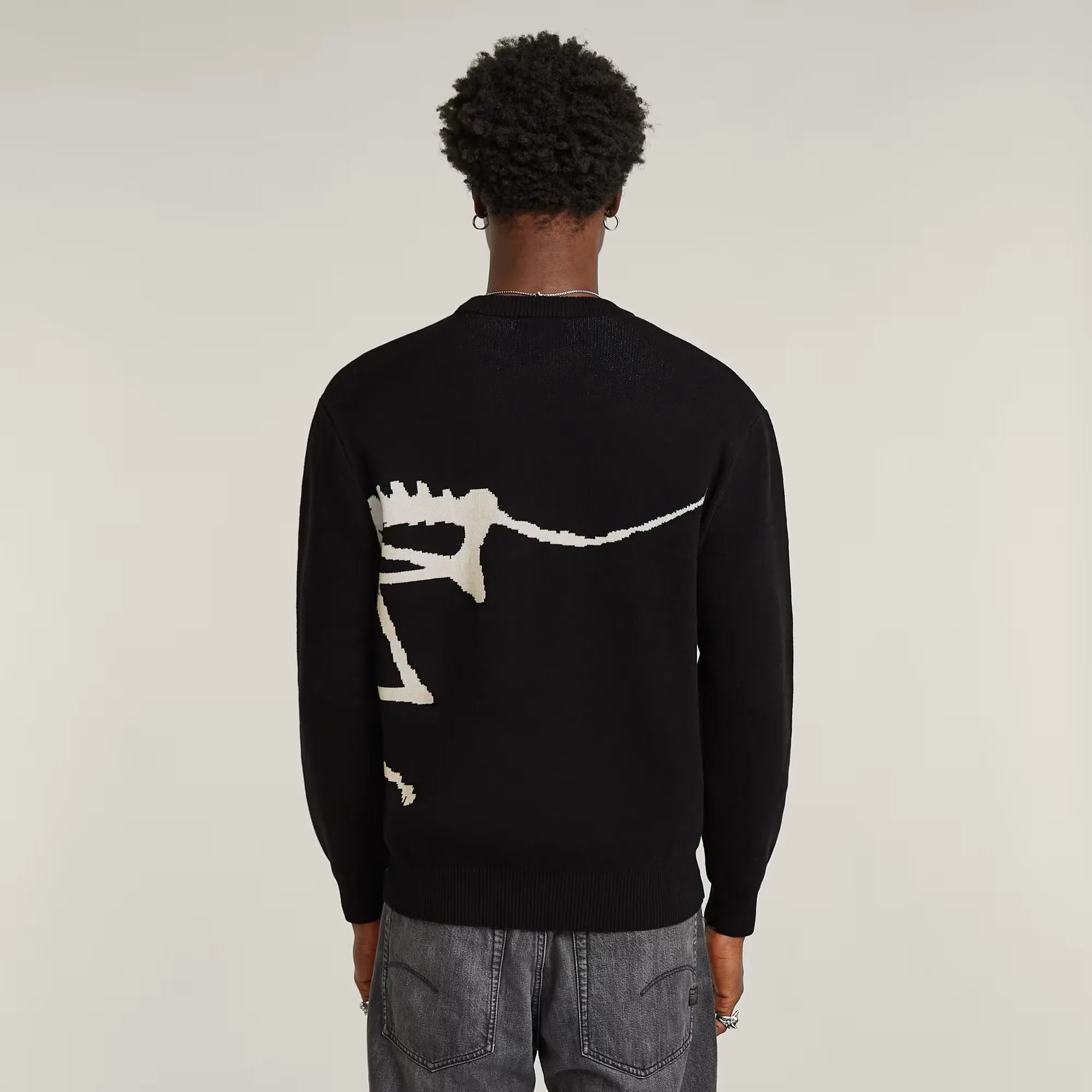 Running Dog Gr R Knit (Black) - D25048-D488-6484