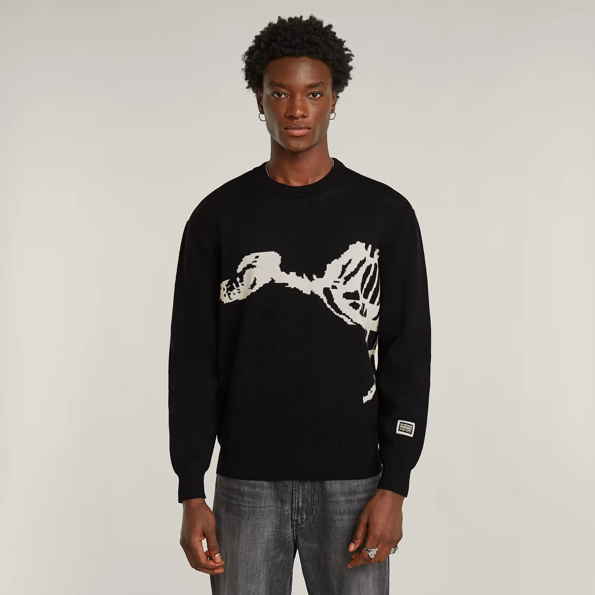 Running Dog Gr R Knit (Black) - D25048-D488-6484
