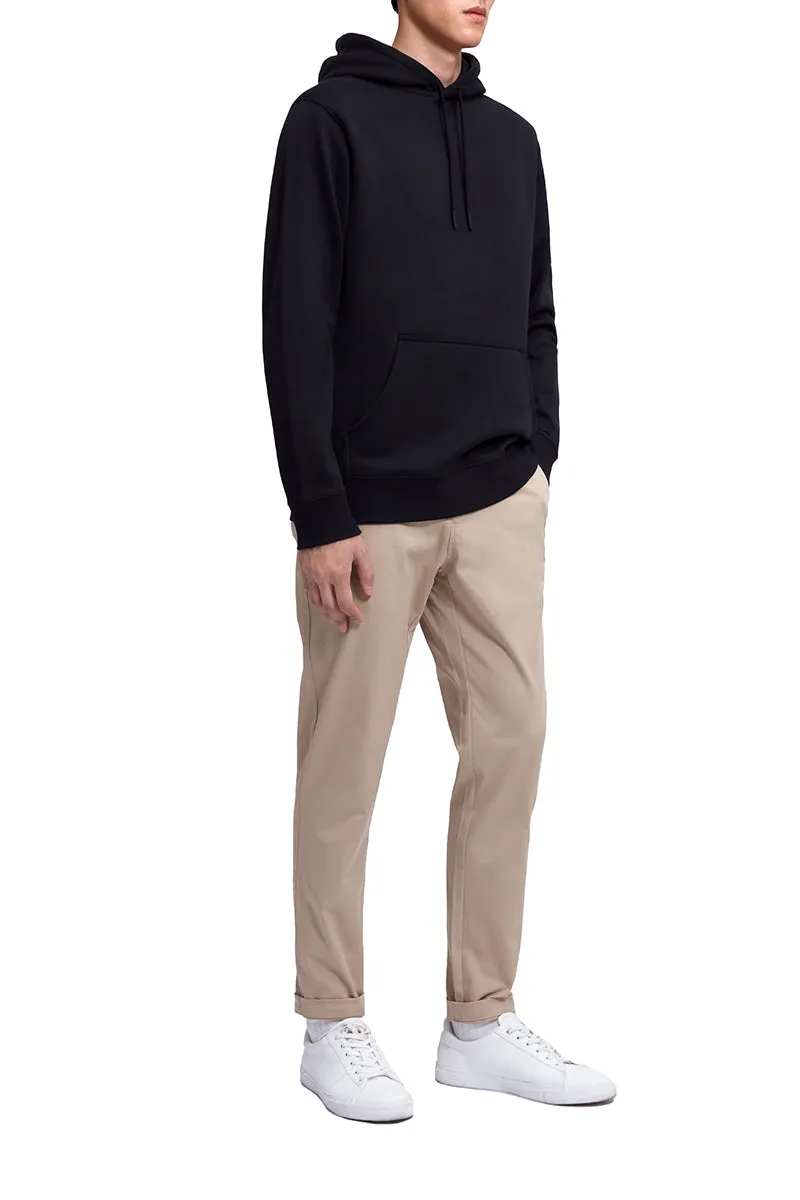Slim Fleece Hoodie | Black BKFD01