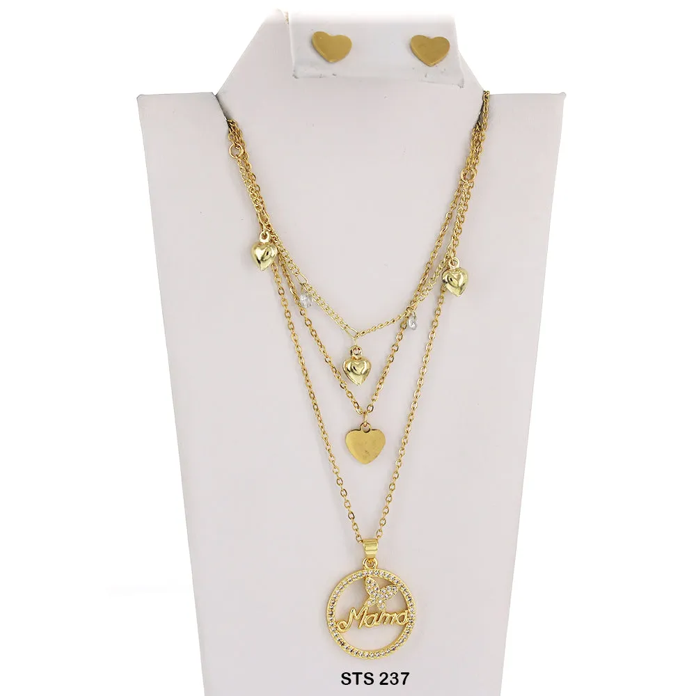 Stainless Steel Necklace Set STS 237