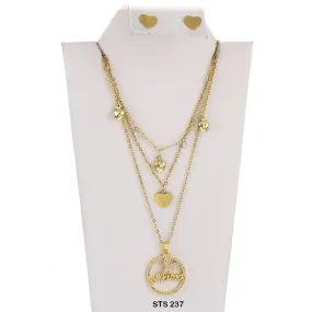 Stainless Steel Necklace Set STS 237