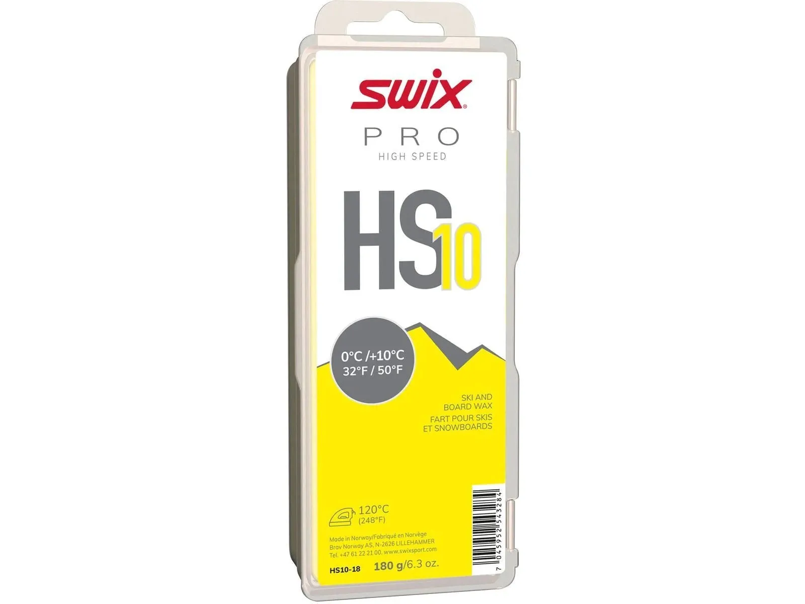 Swix HS10 Wax -10/-18 180g