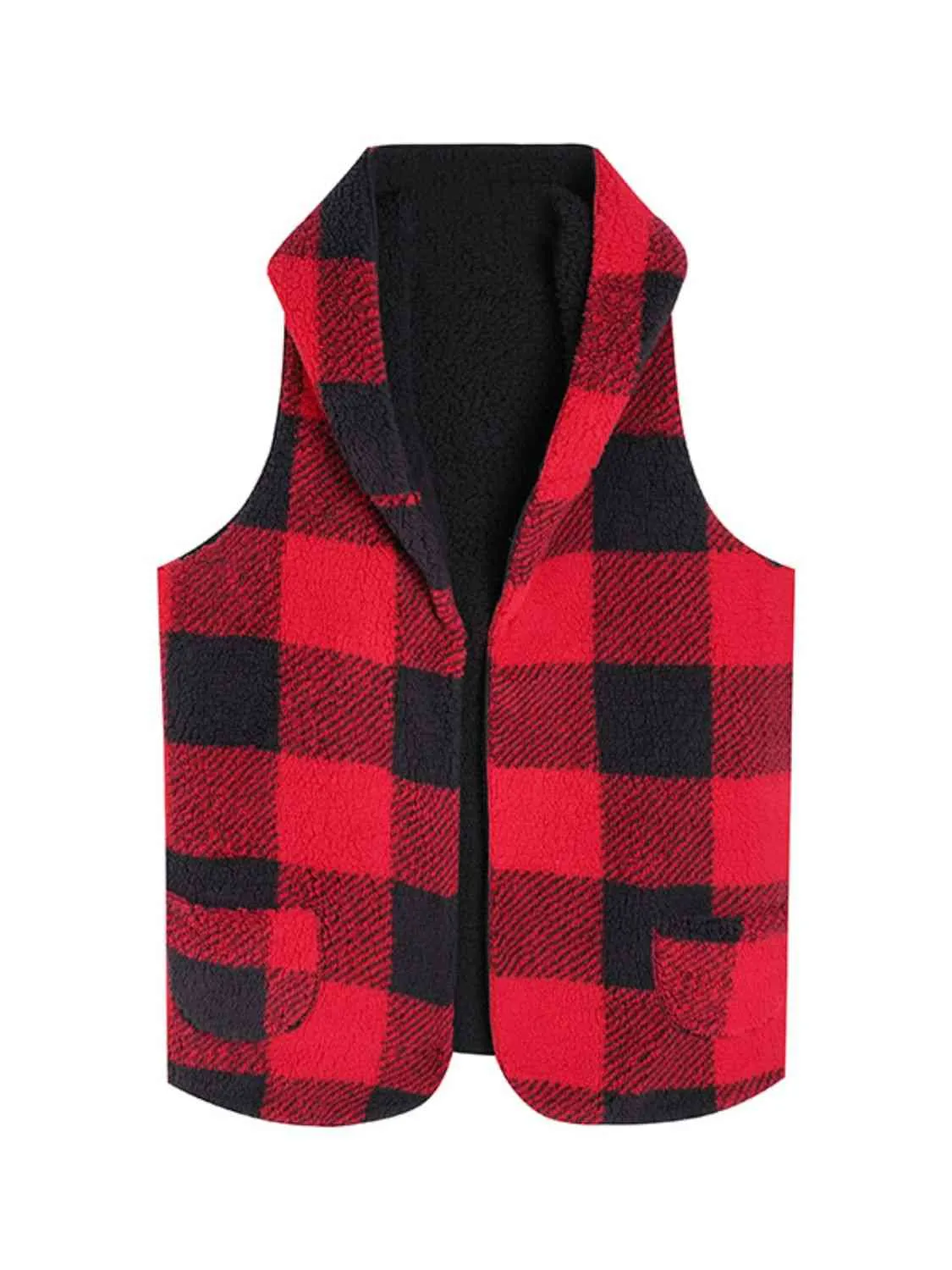 TEEK - Plaid Hooded Vest