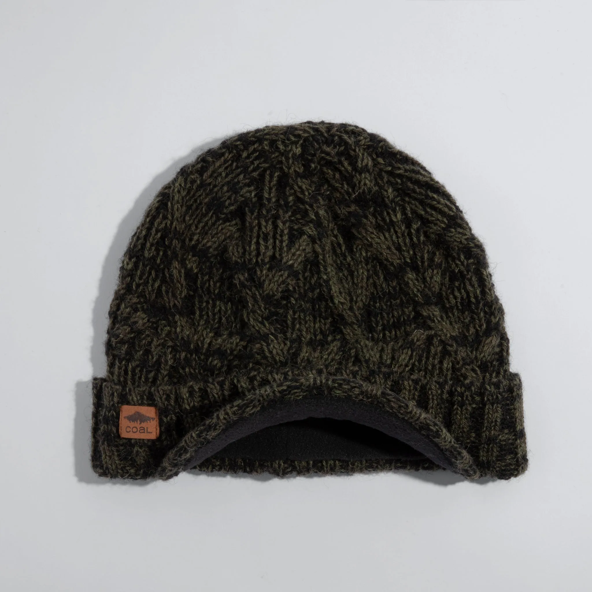 The Yukon Cable Knit Wool Brim Beanie