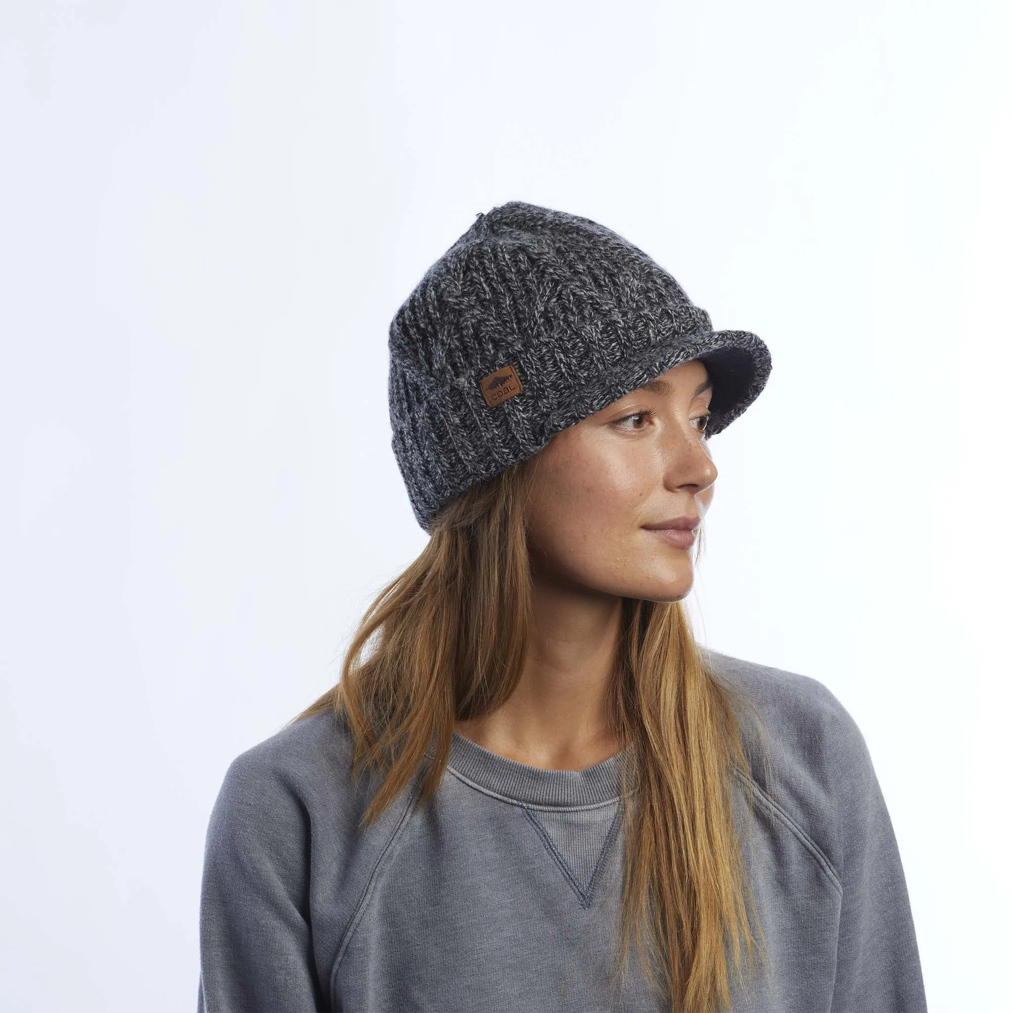 The Yukon Cable Knit Wool Brim Beanie