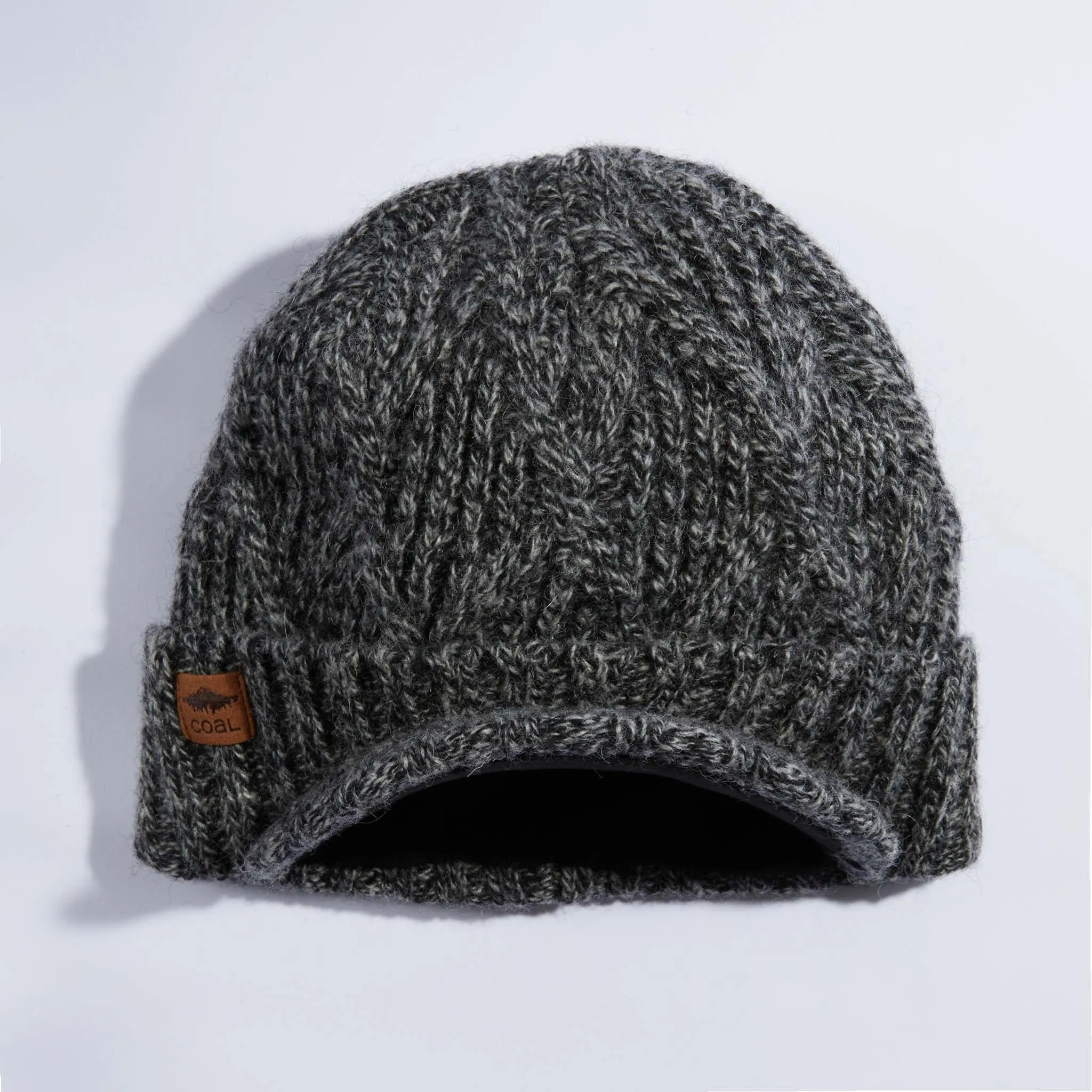 The Yukon Cable Knit Wool Brim Beanie