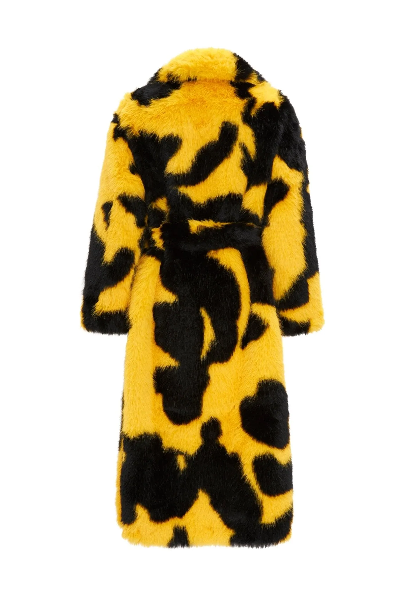 Winter Faux Fur Coat Juana - Yellow