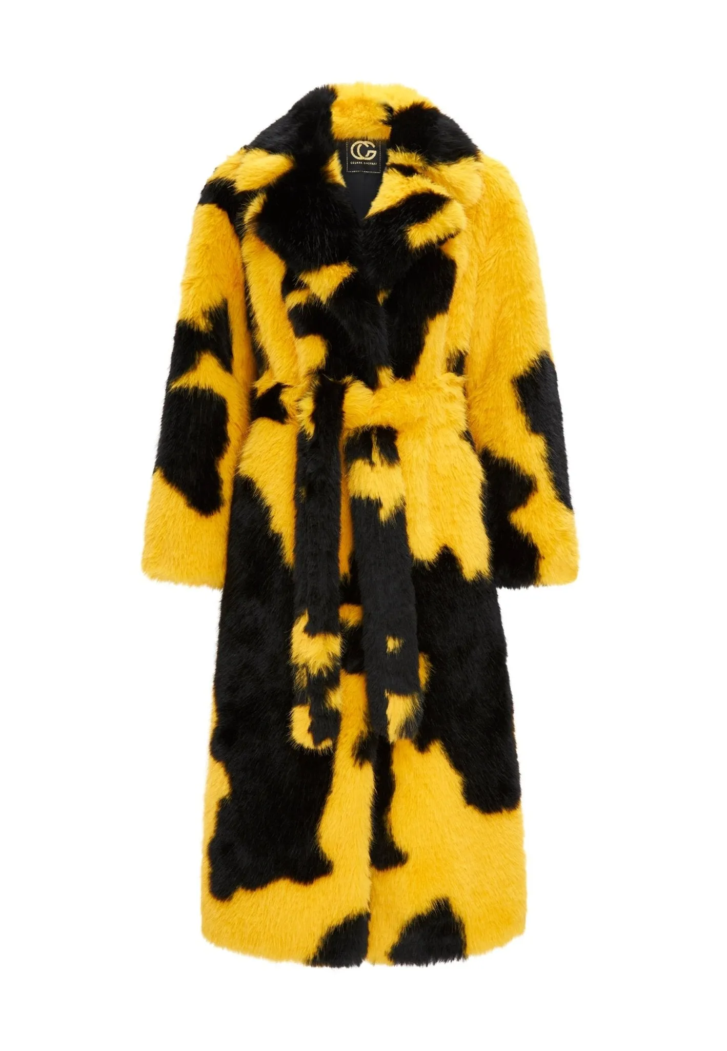 Winter Faux Fur Coat Juana - Yellow