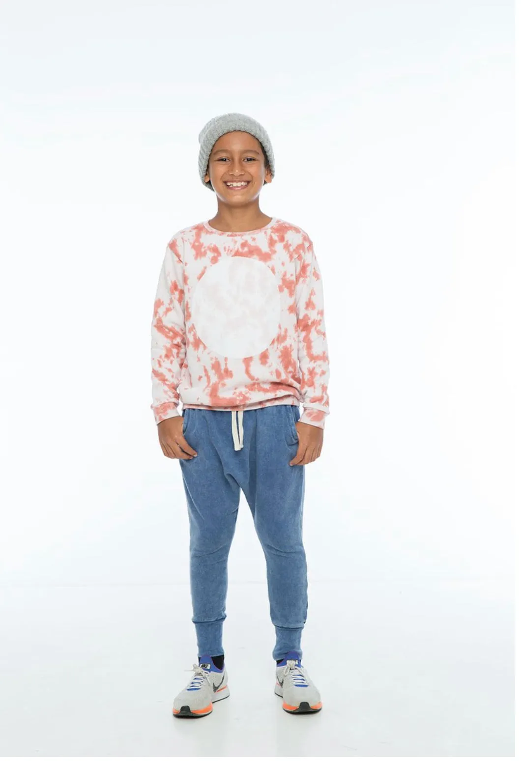 ZUTTION KIDS SWEATER CIRCLE - SALMON